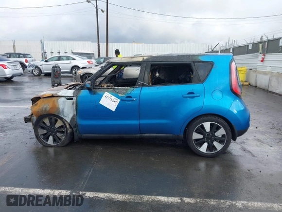 2018 Kia Soul + with VIN KNDJP3A57J7554995, listed as a IAAI auction lot 41773245 with 1 mi miles. Bid and sale history available at carsss.com. Image 14.