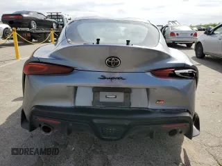2022 Toyota GR Supra 3.0 with VIN WZ1DB0C08NW051288, listed as a Copart auction lot 48600475 with 29,218 mi miles and Salvage Title. Bid and sale history available at carsss.com. Image 6.