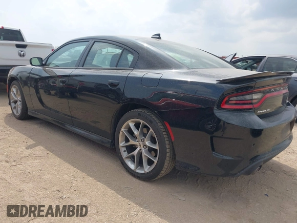 2023 Dodge Charger GT with VIN 2C3CDXHG1PH566237, listed as a IAAI auction lot 42180115 with 31,555 mi miles and . Bid and sale history available at carsss.com. Image 3.