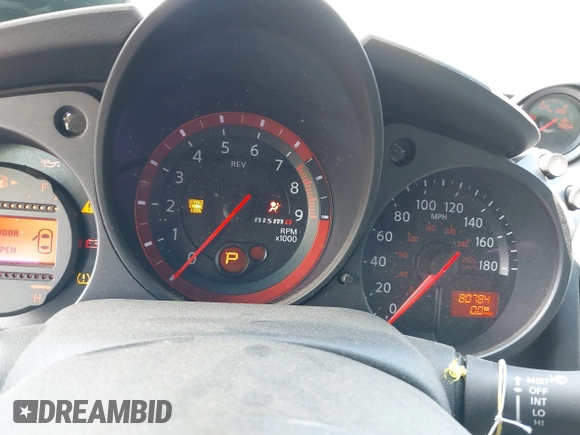 2019 Nissan 370Z Sport Touring with VIN JN1AZ4EH4KM420441, listed as a IAAI auction lot 41937742 with 80,784 mi miles and . Bid and sale history available at DreamBid. Image 7.