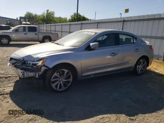 2018 Acura ILX Premium with VIN 19UDE2F77JA009679, listed as a Copart auction lot 60641165 with 115,121 mi miles and Salvage title. Bid and sale history available at DreamBid. Image 1.