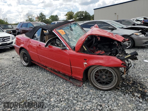 2005 BMW 3 Series 325Ci with VIN WBABW33475PL35260, listed as a Copart auction lot 74305534 with Not provided miles and Salvage title. Bid and sale history available at DreamBid. Image 4.