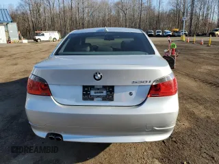 2006 BMW 5 Series 530i with VIN WBANE73526CM30060, listed as a Copart auction lot 49921775 with 168,962 mi miles and Salvage Title. Bid and sale history available at carsss.com. Image 6.