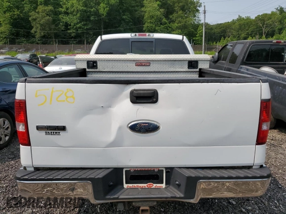 2006 Ford F-150 XLT with VIN 1FTPX12576NB03534, listed as a Copart auction lot 58953355 with 289,675 mi miles and Salvage title. Bid and sale history available at DreamBid. Image 6.