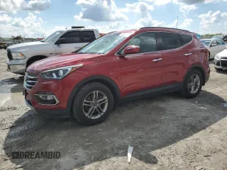 2017 Hyundai Santa Fe 2.4L z VIN 5XYZU3LB3HG43450X, wystawiony jako Copart lot #58897395 z przebiegiem 136 747 mil mil oraz Czysty tytuł • Clean title. Historia ofert i sprzedaży dostępna na DreamBid. Obrazek 1.