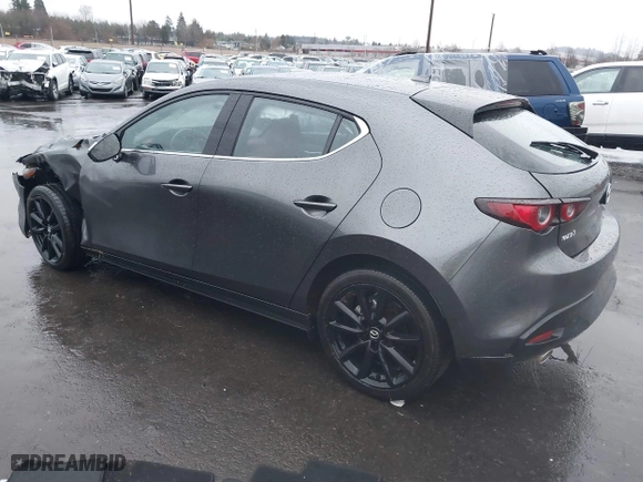 2023 Mazda Mazda3 Hatchback 2.5 S Premium with VIN JM1BPAMM2P1607738, listed as a IAAI auction lot 41110197 with 23,098 mi miles. Bid and sale history available at carsss.com. Image 3.