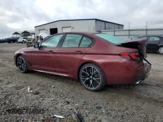 2023 BMW 5 Series 540i xDrive with VIN WBA73BJ07PCN26258, listed as a Copart auction lot 86902364 with 16,347 mi miles and Salvage Title. Bid and sale history available at carsss.com. Image 2.