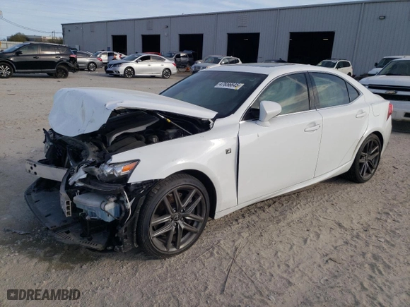 2016 Lexus IS 350 with VIN JTHBE1D22G5026462, listed as a Copart auction lot 47656645 with 195,427 mi miles and Salvage Title. Bid and sale history available at carsss.com. Image 1.