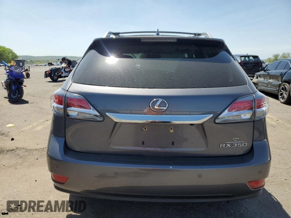 2015 Lexus RX 350 with VIN 2T2BK1BA4FC295693, listed as a Copart auction lot 54856955 with 104,430 mi miles and Salvage Title. Bid and sale history available at DreamBid. Image 6.