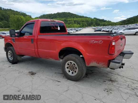 2010 Ford F-250 XL with VIN 1FTNF2B58AEA35902, listed as a Copart auction lot 66661294 with 134,687 mi miles and Salvage title. Bid and sale history available at DreamBid. Image 2.