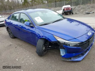 2023 Hyundai Elantra Preferred with VIN KMHLM4AG5PU571390, listed as a IAAI auction lot 41853155 with 11,584 mi miles. Bid and sale history available at carsss.com. Image 1.