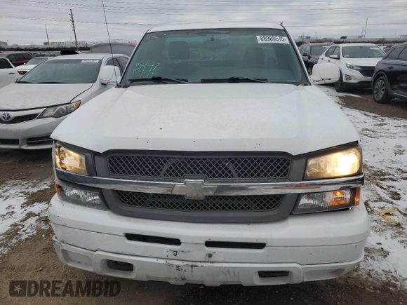 2004 Chevrolet Silverado 1500 Work Truck with VIN 1GCEC14V54Z198987, listed as a Copart auction lot 88980575 with 281,667 mi miles and Salvage Title. Bid and sale history available at carsss.com. Image 5.