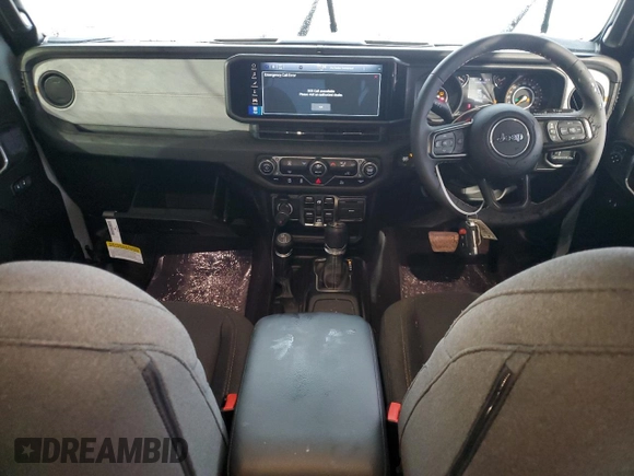 2024 Jeep Wrangler Sport with VIN 1C4PJXKN1RW323707, listed as a Copart auction lot 72608524 with 1,613 mi miles and Salvage title. Bid and sale history available at DreamBid. Image 8.