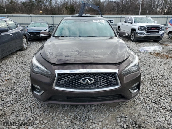 2020 Infiniti Q50 3.0t LUXE with VIN JN1EV7AR4LM251228, listed as a Copart auction lot 44682645 with 84,690 mi miles and Salvage Title. Bid and sale history available at carsss.com. Image 5.