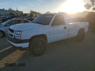 2005 Chevrolet Silverado 1500 LS with VIN 1GCEC14T55Z338021, listed as a Copart auction lot 41687935 with 189,989 mi miles and Salvage title. Bid and sale history available at DreamBid. Image 1.