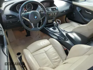 2008 BMW 6 Series 650i with VIN WBAEB535X8CX62294, listed as a Copart auction lot 88010145 with 117,975 mi miles and Salvage Title. Bid and sale history available at carsss.com. Image 8.