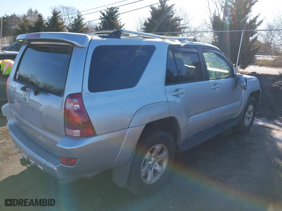 2004 Toyota 4Runner SR5 with VIN JTEBU14R648023149, listed as a IAAI auction lot 41582994 with 246,074 mi miles. Bid and sale history available at carsss.com. Image 4.