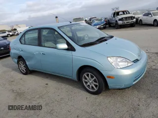 2002 Toyota Prius with VIN JT2BK18U920056546, listed as a Copart auction lot 52028115 with 61,864 mi miles and Salvage Title. Bid and sale history available at DreamBid. Image 4.