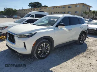 2024 Infiniti QX60 Luxe с VIN 5N1DL1FS5RC347337, выставлен на аукционе Copart как лот 43068905 с пробегом 6 250 миль миль и Списание • Salvage title. История ставок и продаж доступна на DreamBid. Изображение 1.