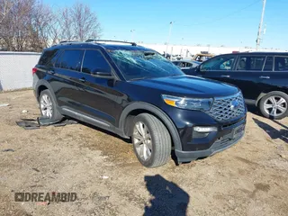 2021 Ford Explorer Platinum with VIN 1FM5K8HC2MGA54549, listed as a IAAI auction lot 41239529 with 43,518 mi miles. Bid and sale history available at carsss.com. Image 1.