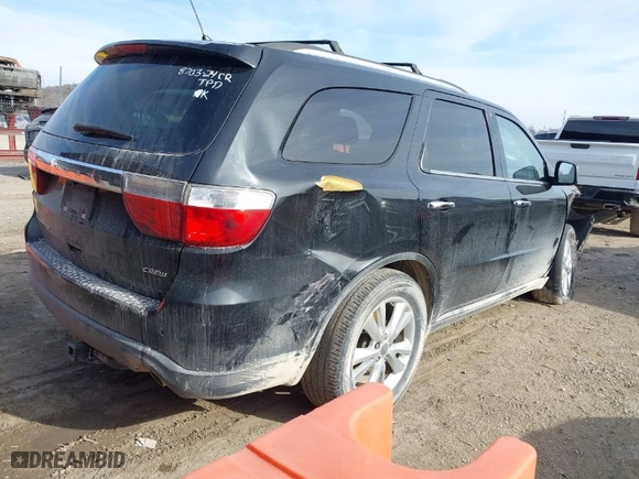 2013 Dodge Durango Crew with VIN 1C4RDHDG2DC695121, listed as a IAAI auction lot 41225057 with 118,458 mi miles. Bid and sale history available at carsss.com. Image 4.