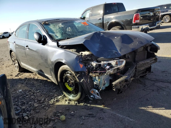 2014 Kia Cadenza Premium with VIN KNALN4D78E5142424, listed as a Copart auction lot 77576304 with 67,069 mi miles and Salvage Title. Bid and sale history available at carsss.com. Image 4.