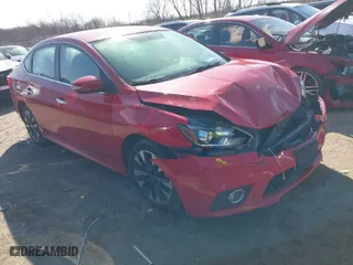 2016 Nissan Sentra SR with VIN 3N1AB7AP6GY262014, listed as a IAAI auction lot 41800744 with 198,494 mi miles. Bid and sale history available at carsss.com. Image 1.