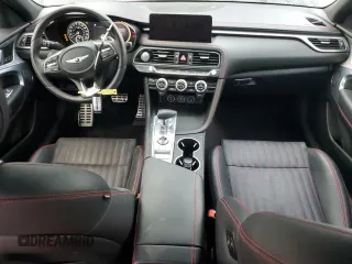2023 Genesis G70 2.0T with VIN KMTG34TA5PU124271, listed as a Copart auction lot 82690964 with 8,844 mi miles and Salvage Title. Bid and sale history available at DreamBid. Image 8.