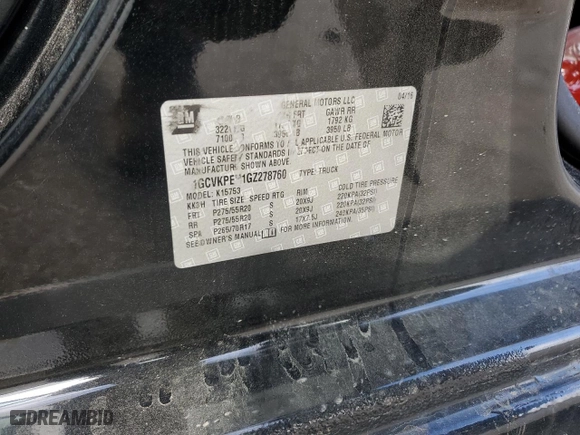 2016 Chevrolet Silverado 1500 Custom with VIN 1GCVKPEH1GZ278760, listed as a Copart auction lot 77935744 with 135,003 mi miles and Salvage Title. Bid and sale history available at carsss.com. Image 14.