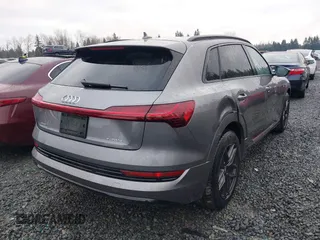 2021 Audi e-tron Premium with VIN WA1AAAGE8MB010823, listed as a IAAI auction lot 41254590 with 21,171 mi miles. Bid and sale history available at carsss.com. Image 4.