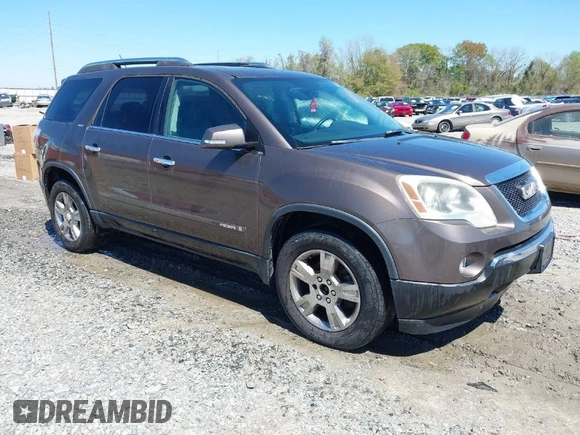 2008 GMC Acadia SLT2 with VIN 1GKEV33738J124551, listed as a IAAI auction lot 41854424 with 198,182 mi miles and . Bid and sale history available at DreamBid. Image 1.