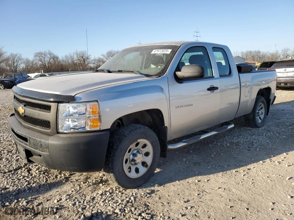 2012 Chevrolet Silverado 1500 Work Truck with VIN 1GCRCPEX4CZ354262, listed as a Copart auction lot 47972025 with 0 mi miles and Salvage Title. Bid and sale history available at carsss.com. Image 1.