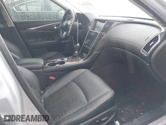 2018 Infiniti Q50 Luxe with VIN JN1EV7AP9JM362191, listed as a IAAI auction lot 41777017 with 80,394 mi miles and . Bid and sale history available at carsss.com. Image 5.
