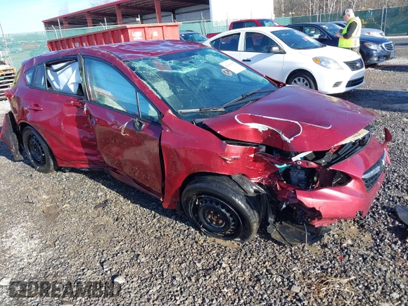 2021 Subaru Impreza with VIN 4S3GTAB69M3714484, listed as a IAAI auction lot 41616935 with 40,875 mi miles and . Bid and sale history available at DreamBid. Image 1.