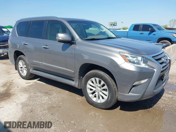 2014 Lexus GX 460 with VIN JTJBM7FX4E5070408, listed as a IAAI auction lot 41962300 with 161,080 mi miles and . Bid and sale history available at DreamBid. Image 1.