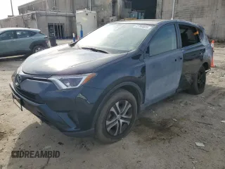 2018 Toyota RAV4 LE with VIN JTMBFREV7JJ256356, listed as a Copart auction lot 47799825 with 88,960 mi miles and Salvage Title. Bid and sale history available at carsss.com. Image 1.