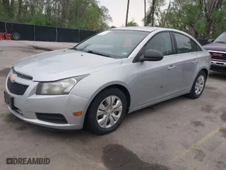2012 Chevrolet Cruze LS with VIN 1G1PD5SHXC7172494, listed as a IAAI auction lot 42079676 with 157,392 mi miles. Bid and sale history available at carsss.com. Image 2.
