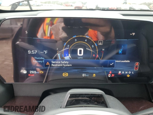 2025 Chevrolet Traverse with VIN 1GNERLRS1SJ126566, listed as a Copart auction lot 44213405 with 81 mi miles and Salvage title. Bid and sale history available at DreamBid. Image 9.
