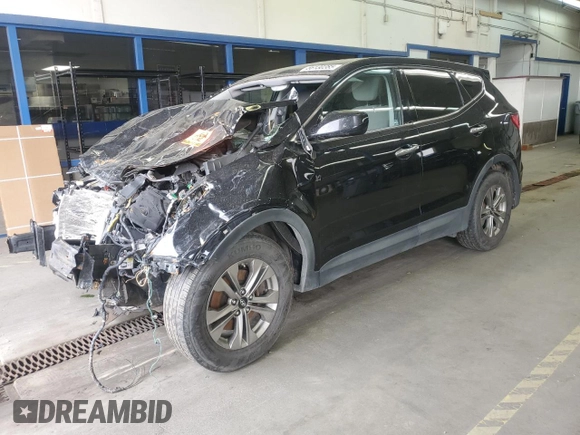 2016 Hyundai Santa Fe z VIN 5XYZT3LB8GG337601, wystawiony jako Copart lot #56130385 z przebiegiem Nie podano mil oraz Szkoda całkowita • Salvage title. Historia ofert i sprzedaży dostępna na DreamBid. Obrazek 1.