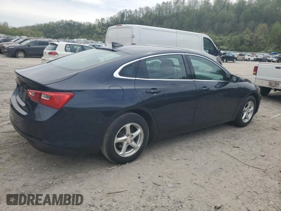 2018 Chevrolet Malibu LS with VIN 1G1ZB5ST3JF253603, listed as a Copart auction lot 54227575 with 54,608 mi miles and Salvage Title. Bid and sale history available at DreamBid. Image 3.
