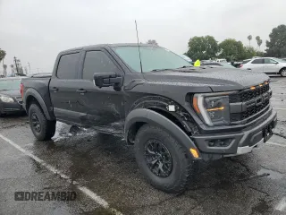 2023 Ford F-150 Raptor with VIN 1FTFW1RG6PFA01658, listed as a Copart auction lot 47601275 with 40,440 mi miles and Salvage Title. Bid and sale history available at DreamBid. Image 4.
