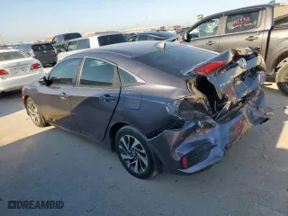 2017 Honda Civic Sedan EX with VIN 19XFC2F71HE071440, listed as a Copart auction lot 53755715 with 50,623 mi miles and Salvage Title. Bid and sale history available at carsss.com. Image 2.