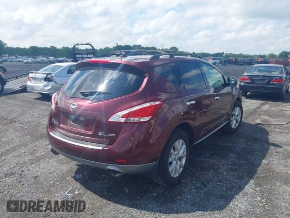 2011 Nissan Murano SL z VIN JN8AZ1MW7BW183853, wystawiony jako IAAI lot #42266430 z przebiegiem 154 525 mil mil oraz . Historia ofert i sprzedaży dostępna na DreamBid. Obrazek 4.