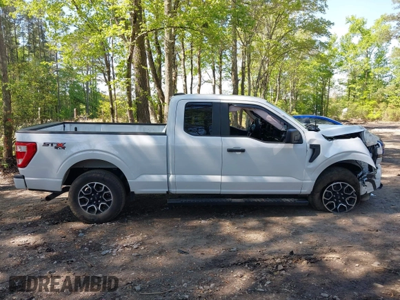 2023 Ford F-150 XL with VIN 1FTEX1EP8PFA78448, listed as a IAAI auction lot 42115100 with 31,433 mi miles and . Bid and sale history available at DreamBid. Image 14.