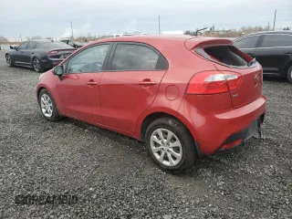 2015 Kia Rio LX with VIN KNADM5A34F6519485, listed as a Copart auction lot 79102184 with 109,982 mi miles and Clean Title. Bid and sale history available at carsss.com. Image 2.