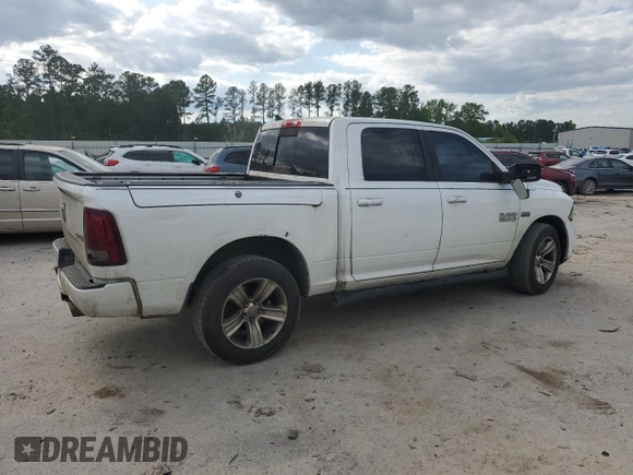 2016 Ram 1500 Sport with VIN 1C6RR7MT1GS266532, listed as a Copart auction lot 54974035 with 287,605 mi miles and Clean title. Bid and sale history available at DreamBid. Image 3.