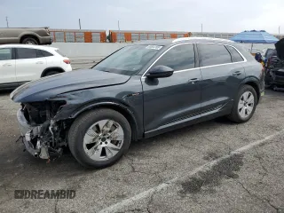 2019 Audi e-tron Premium Plus with VIN WA1LABGE3KB014614, listed as a Copart auction lot 60864165 with 37,718 mi miles and Salvage title. Bid and sale history available at DreamBid. Image 1.