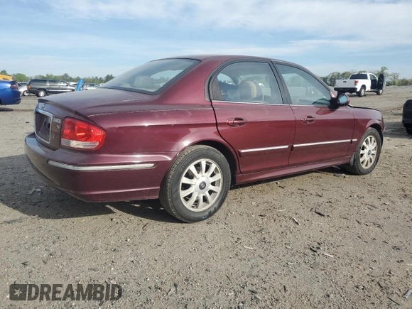 2005 Hyundai Sonata GLS with VIN KMHWF35H45A111365, listed as a Copart auction lot 53853035 with 90,555 mi miles and Salvage Title. Bid and sale history available at carsss.com. Image 3.
