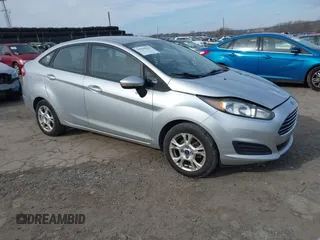 2014 Ford Fiesta SE with VIN 3FADP4BJXEM150573, listed as a IAAI auction lot 41598139 with Not Provided miles. Bid and sale history available at carsss.com. Image 1.