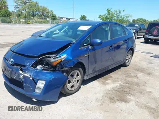 2010 Toyota Prius II with VIN JTDKN3DU7A0106780, listed as a IAAI auction lot 42049536 with 285,173 mi miles. Bid and sale history available at carsss.com. Image 2.